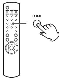 TEAC AI301DA - Pulse el botón TONE repetidamente para selecciónar BASS, TREBLE o BALANCE. - 1