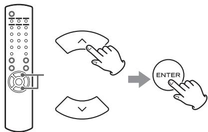 TEAC AI301DA - Press the scroll buttons (/) to select the source, and press the ENTER button. - 1