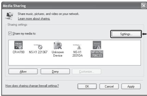 TEAC AI301DA - Click"Settings...". - 1