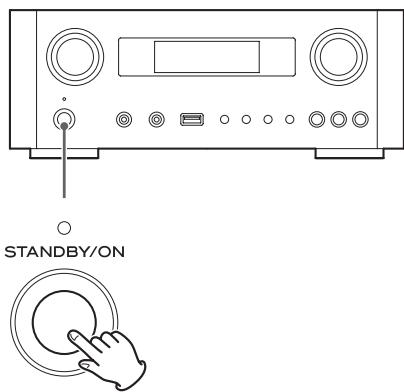 TEAC AI301DA - Press the STANDBY/ON button to turn the unit on. - 1