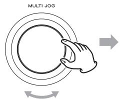 TEAC AI301DA - Turn the MULTI JOG knob to select a search option, and then press the ENTER button. - 2