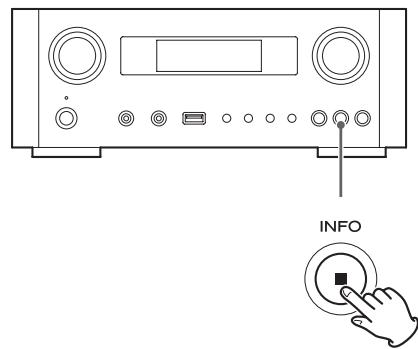 TEAC AI301DA - Information shown on the display - 1
