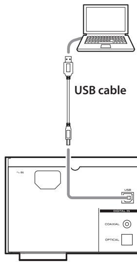 TEAC AI301DA - Connect a computer to this unit using a USB cable. - 1