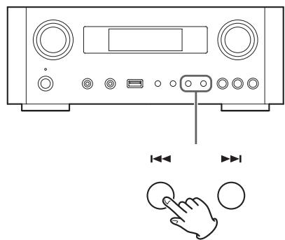 TEAC AI301DA - Skipping to the next or previous track/file - 1