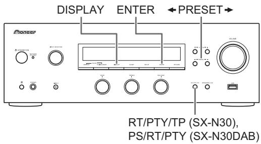 PIONEER A70 DA K  -  A70 DA S - Rechercher les stations par fréquence - 1