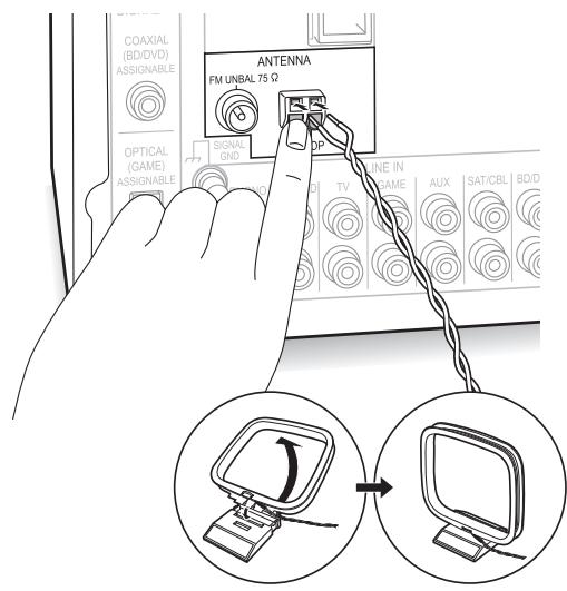 PIONEER A70 DA K  -  A70 DA S - Antenne AM (SX-N30) - 1