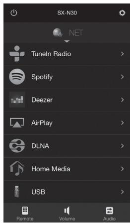 PIONEER A70 DA K  -  A70 DA S - SX-N30 ControlApp (appli pour smartphone) - 1