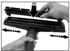 VAPORETTO PRO 70 - MONTAGE DES RACLETtes (C1 - C2 - C3) SUR LA BROSSE MULTIFONCTIONS (C) - 1