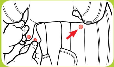 GRACO CLICK CONNECT - Unsnap Bottom Seat Pad - 1