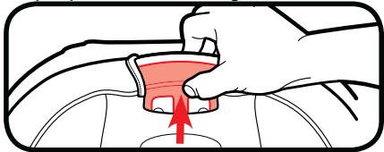 GRACO CLICK CONNECT - To Raise or Lower Headrest/Harness Adjustment Lever - 1