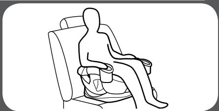 GRACO CLICK CONNECT - Trabe el cinturón de seguridad del vehiculo para la falda y el hombre - 1