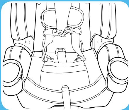 GRACO CLICK CONNECT - Destrabe la almohadilla para ver el fondo del asiento - 6
