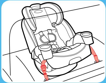 GRACO CLICK CONNECT - Attach LATCH Connectors to Vehicle's Lower LATCH Anchors. - 2