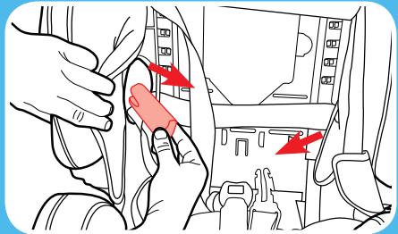 GRACO CLICK CONNECT - Unsnap Pad and Expose Seat Pan - 4