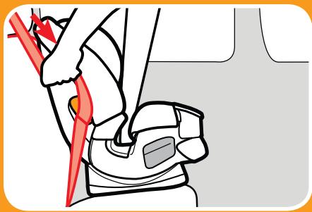 GRACO CLICK CONNECT - Route the Vehicle Seat Belt - 1