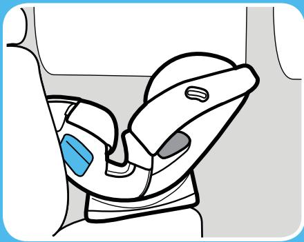 GRACO CLICK CONNECT - 3-C Instalación con las correas del LATCH - 3