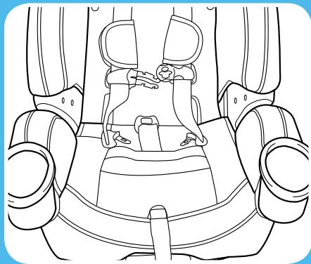 GRACO CLICK CONNECT - Unsnap Pad and Expose Seat Pan - 8