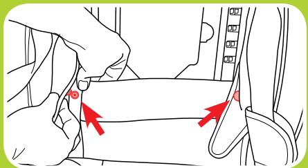 GRACO CLICK CONNECT - Destrabe la almohadilla del asiento - 4