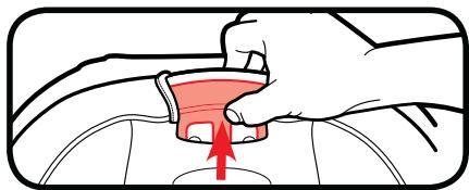 GRACO CLICK CONNECT - Como subir o bajo la palanca de ajuste del arnes/apoyacabeza - 1