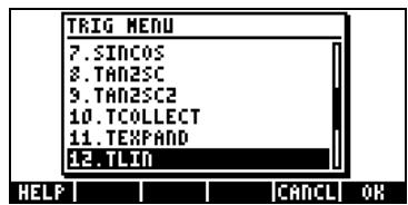 HP PRIME GRAPHING CALCULATOR - Développement et mise en facteur en utilisant les fonctions trigonométriques - 2