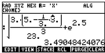 HP PRIME GRAPHING CALCULATOR - Mode d'opération - 3