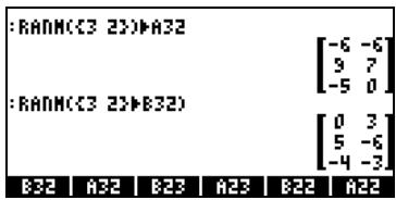 HP PRIME GRAPHING CALCULATOR - Opérations avec des matrices - 3