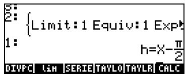 HP PRIME GRAPHING CALCULATOR - Fonctions TAYLR, TAYLRO et SERIES - 6