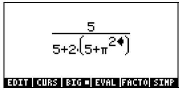 HP PRIME GRAPHING CALCULATOR - Créer des expressions arithmetiques - 3