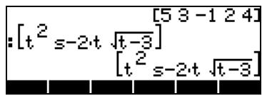 HP PRIME GRAPHING CALCULATOR - Saisir des vecteurs dans la pile - 2