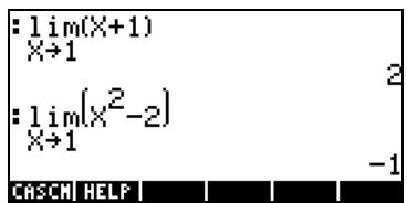HP PRIME GRAPHING CALCULATOR - Fonction lim - 1
