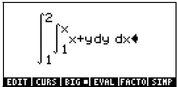 HP PRIME GRAPHING CALCULATOR - Intégrales multiples - 1