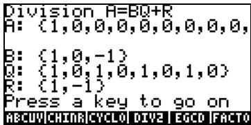 HP PRIME GRAPHING CALCULATOR - Opérations étape par étape avec des polynômes et des fractions - 9
