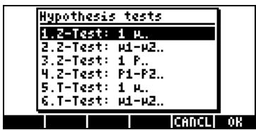 HP PRIME GRAPHING CALCULATOR - Test d'hypothèses - 1