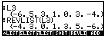 HP PRIME GRAPHING CALCULATOR - Le menu MTH/List - 7