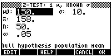 HP PRIME GRAPHING CALCULATOR - Test d'hypothèses - 2