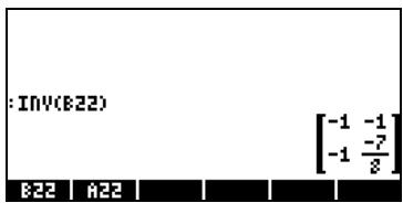 HP PRIME GRAPHING CALCULATOR - La matrice inversée - 2
