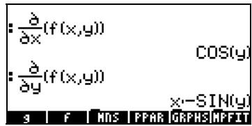 HP PRIME GRAPHING CALCULATOR - Dérivées partielles - 1
