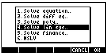 HP PRIME GRAPHING CALCULATOR - Utilisation de la résolution numérique pour les systèmes linéaires - 1