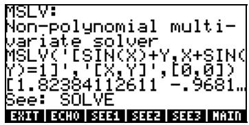 HP PRIME GRAPHING CALCULATOR - Résoudre des équations simultanées avec MSLV - 1