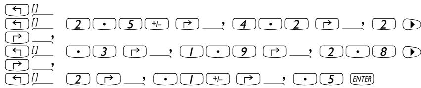 HP PRIME GRAPHING CALCULATOR - Saisir la matrice directement dans la pile - 1