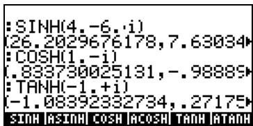 HP PRIME GRAPHING CALCULATOR - Fonctions appliquées aux nombres complexes - 5