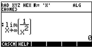 HP PRIME GRAPHING CALCULATOR - Fonction lim - 3