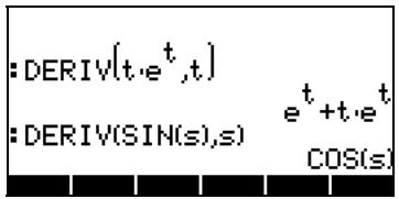 HP PRIME GRAPHING CALCULATOR - Fonctions DERIV et DERVX - 1