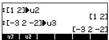 HP PRIME GRAPHING CALCULATOR - Enregister des vecteurs dans les variables de la pile - 1