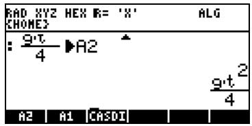 HP PRIME GRAPHING CALCULATOR - Opérations simples avec les objets algébriques - 4