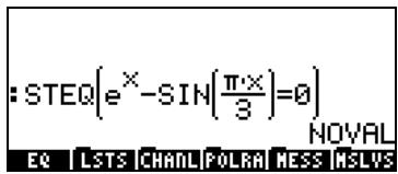 HP PRIME GRAPHING CALCULATOR - Fonction STEQ - 1
