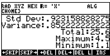 HP PRIME GRAPHING CALCULATOR - Echantillon contre population - 3