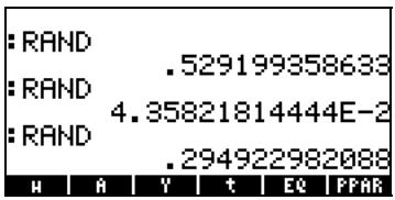 HP PRIME GRAPHING CALCULATOR - Nombres aléatoires - 1