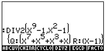 HP PRIME GRAPHING CALCULATOR - Opérations étape par étape avec des polynômes et des fractions - 10