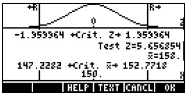HP PRIME GRAPHING CALCULATOR - Test d'hypothèses - 5